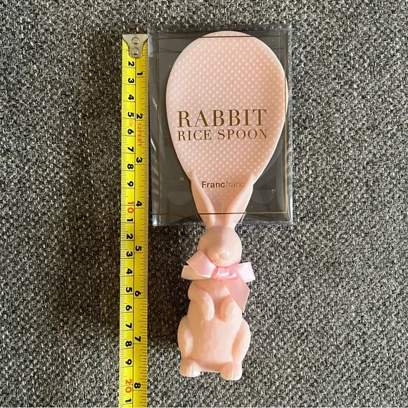 BNWT Japan Franc Franc Rabbit Rice Spoon Pink - Picture 5 of 5